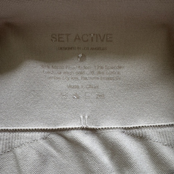 Set Active Sculptflex Seamless Legging Size Small Beige Oat Milk - Picture 2 of 4